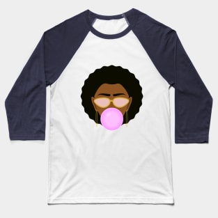 Bubble Gum Chick Baseball T-Shirt